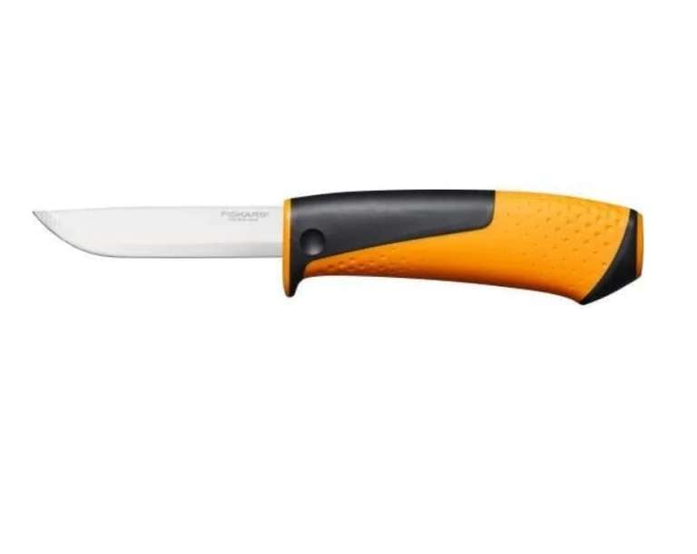 Универсальный нож с точилкой Fiskars (8 см)
