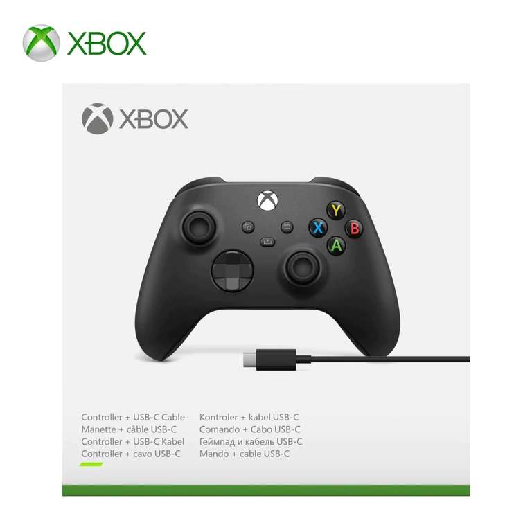 Геймпад Microsoft Xbox + кабель USB Type-C