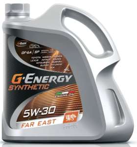 Моторное масло G-Energy SYNTHETIC FAR EAST 5W-30 Синтетическое 4 л (с Озон картой)