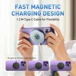Магнитная беспроводная зарядка Baseus Simple Mini3, 15 Вт (поддержка MagSafe)