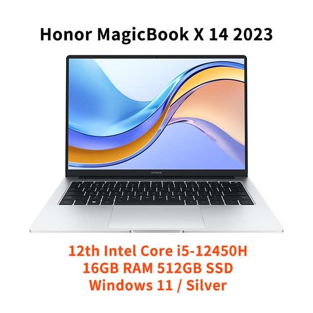 Ноутбук Honor MagicBook X14 2023 14'' Intel Core i5-12450H 16+512 ГБ Win 11