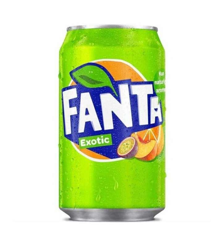 Газированный напиток Fanta Exotic, 0.33л, ж/б, 24шт.