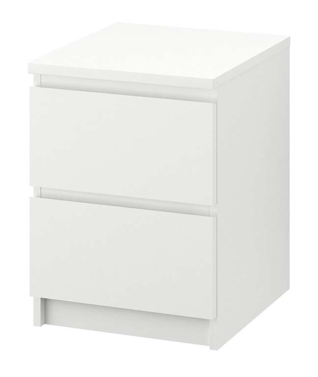 Комод ИКЕА МАЛЬМ IKEA malm 2 ящика белый