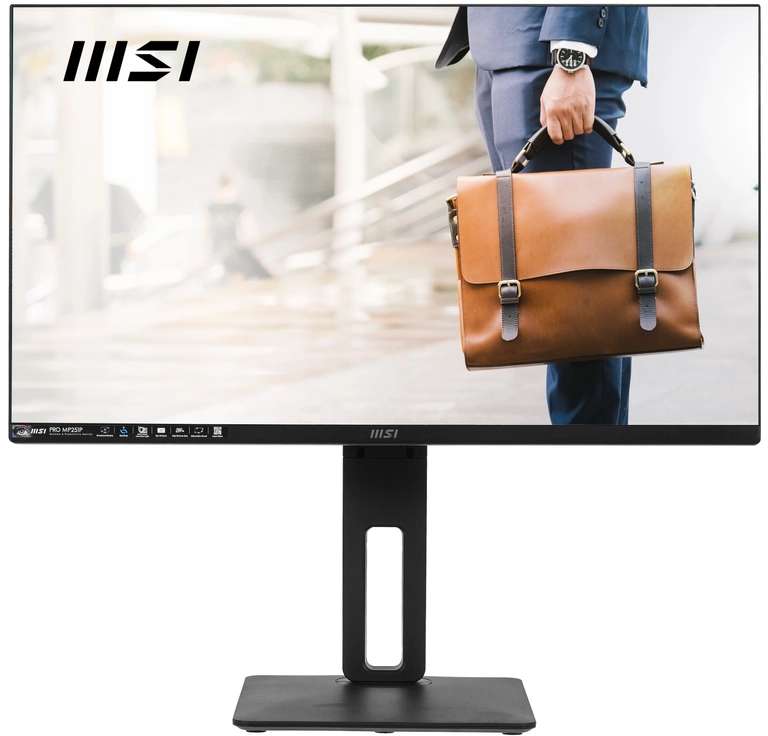 Монитор MSI PRO MP251P (24.5", FullHD, IPS, 100 Гц, sRGB 101%, динамики, портретный режим)