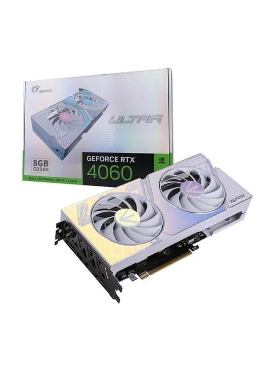 Видеокарта Colorful GeForce RTX 4060 8 ГБ (RTX 4060 Ultra W DUO OC 8GB) (цена с ozon картой) (из-за рубежа)