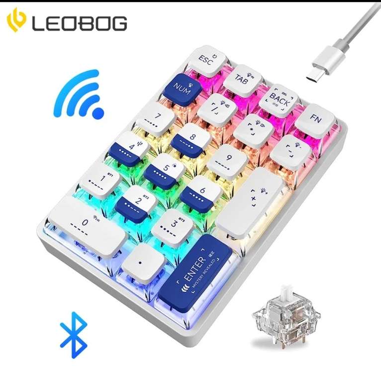 Беспроводной Numpad на 5 устройств LEOBOG K21