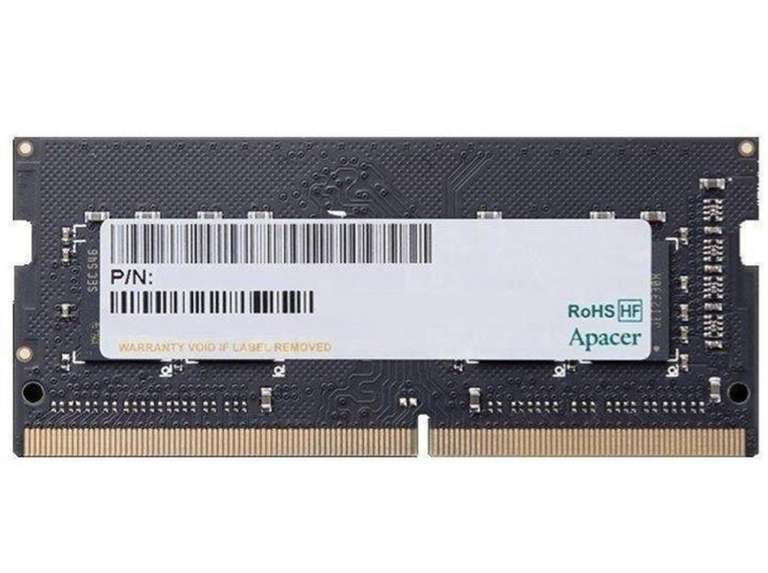 Модуль памяти для ноутбука Apacer SODIMM ES.08G2V.GNH РС21300 DDR4 8 ГБ 2666МГц