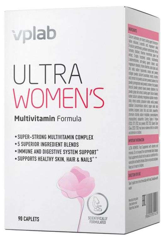 Комплекс витаминно-минеральный VPLab Ultra Women Multivitamin Formula, 90 капсул