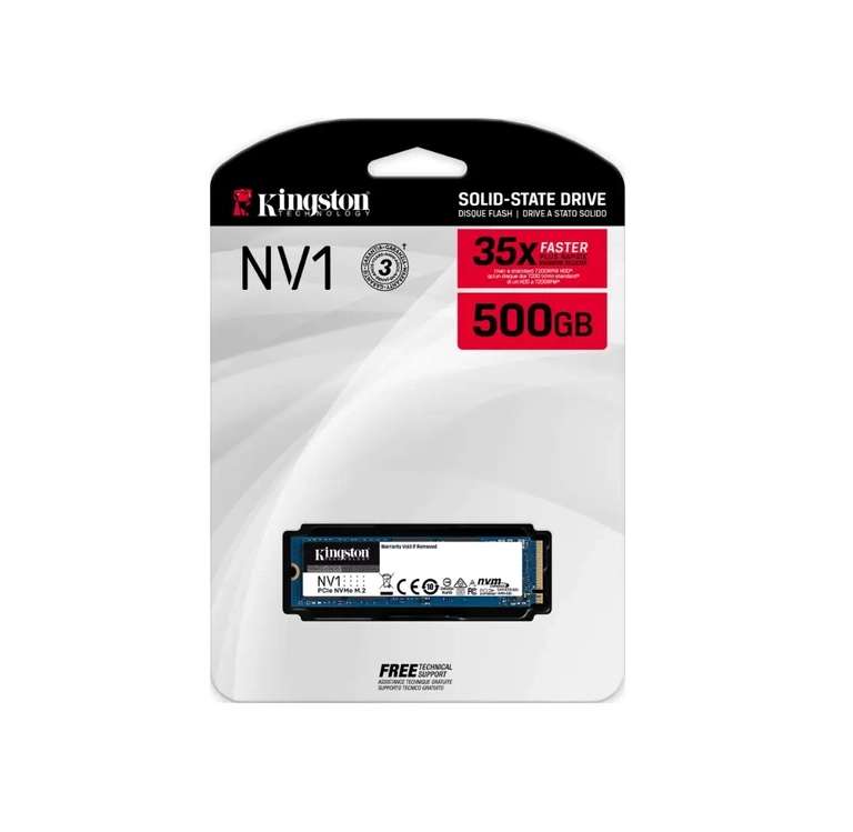 SSD диск Kingston NV1 500ГБ (SNVS/500G)