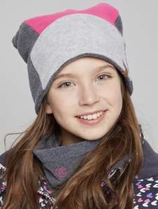 Скидки на детскую верхнюю одежду Premont (напр., шапка бини и шарф-снуд для девочки Premont, р-р 50-52)