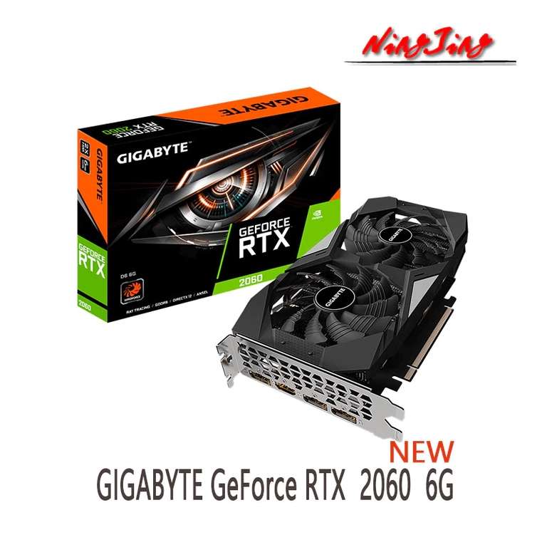 Видеокарта GIGABYTE GeForce RTX 2060 6G/12G
