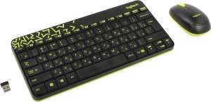 Беспроводные клавиатура + мышь Logitech MK240 Nano