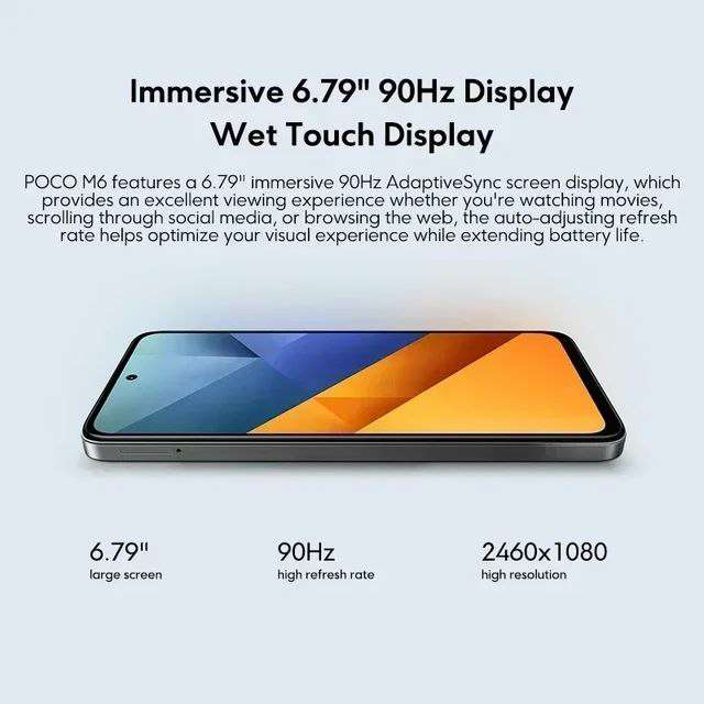 Смартфон POCO M6 6/128GB Глобальная версия