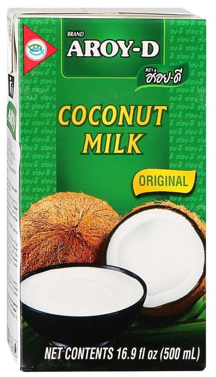 5=4 Молоко кокосовое Aroy-D Original 17%, 500 мл. х 5 шт (171₽ за 1 шт)