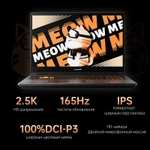 Игровой ноутбук Colorful MEOW, 15.6", AMD Ryzen 7 8845HS, RAM 32 ГБ, 1024 SSD, NVIDIA GeForce RTX 4070 (из за рубежа, цена по озон карте)