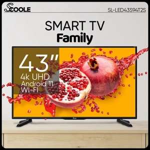 Телевизор Scoole SL-LED43S98T2SU (43", 4K UHD, VA, Android TV)