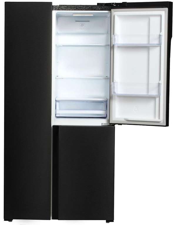 Холодильник трехкамерный Hyundai CS5073FV (Total No Frost, Side by Side, инверторный, 529л)