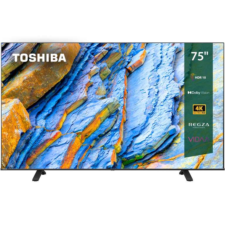 75" 4K Телевизор Toshiba 75C350LE Smart TV