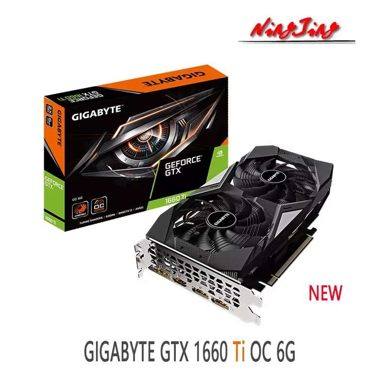 Видеокарта GIGABYTE GeForce GTX 1660 TI OC 6Gb