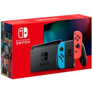 Игровая приставка Nintendo Switch neon red-blue (HAD-S-KABAA RUS) (+ возврат 50% баллами)