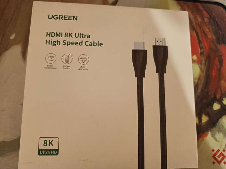 8k hdmi кабель Ugreen 3метра версия 2.1
