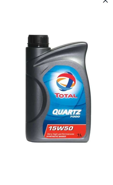 Моторное масло Total Quartz 7000 15W-50, 1 л