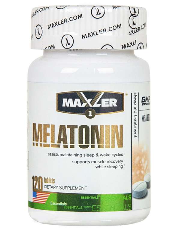 Добавка MAXLER Melatonin 3 mg, 120 таблеток