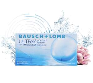 Контактные линзы Bausch + Lomb Ultra, 6 шт., BC 8.5/ Ежемесячные