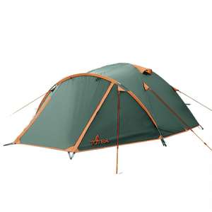 Трекинговая 4-местная палатка Totem Chinook 4 V2 зеленый