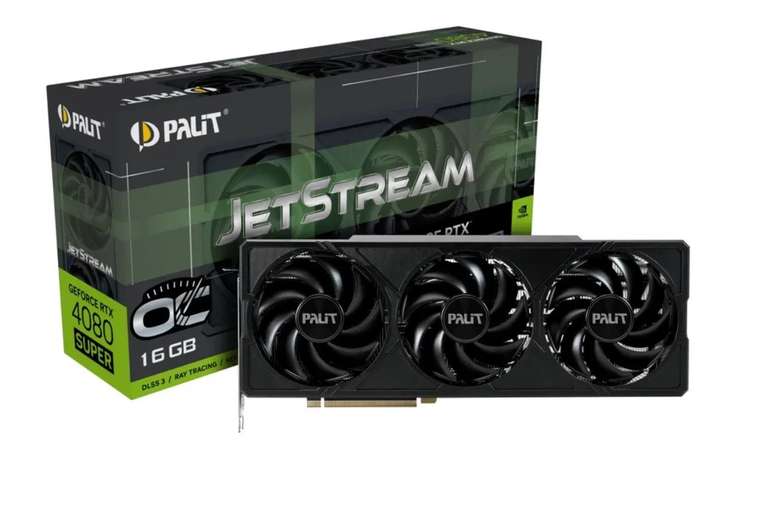Видеокарта Palit GeForce RTX 4080 SUPER JetStream OC 16 ГБ (с Озон картой)