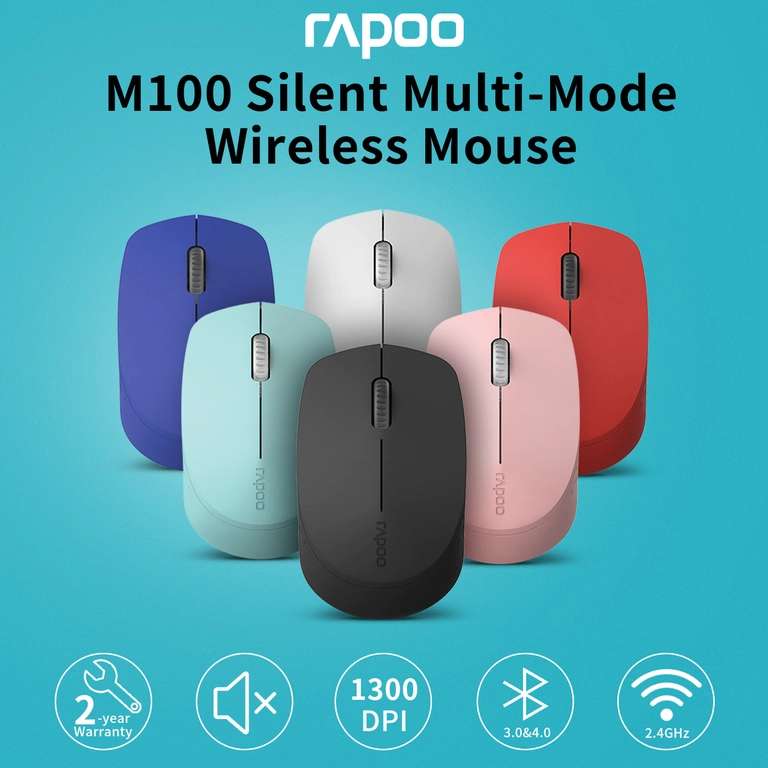 Беспроводная мышь Rapoo M100