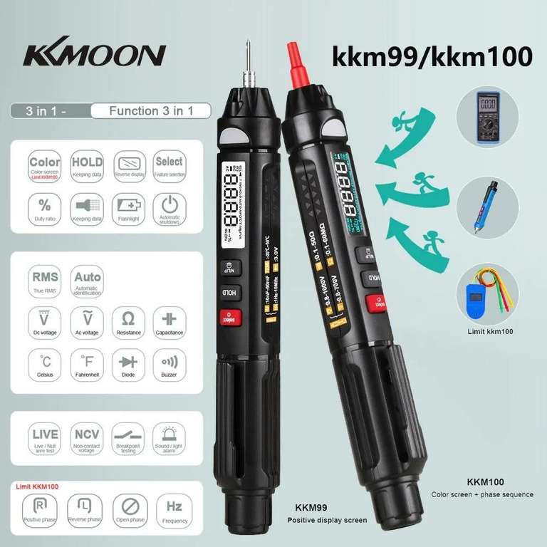 Мультиметр-ручка KKMoon KKM99