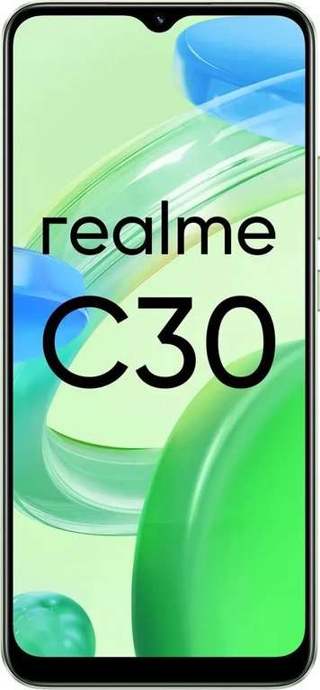 Смартфон realme C30 4/64 ГБ (7 936 ₽ при оплате Ozon Картой)