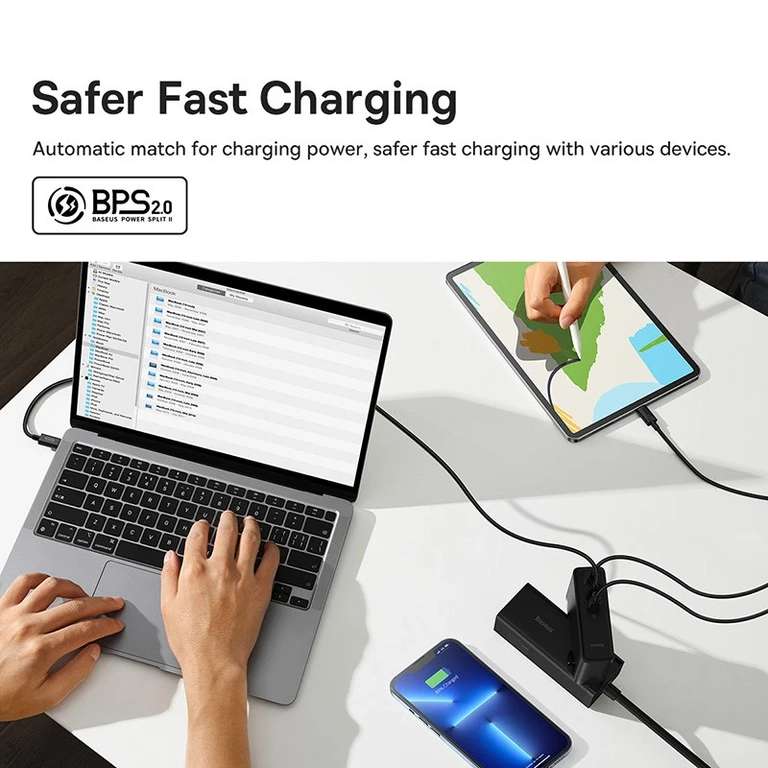 Устройство зарядное Baseus GaN5 Pro Fast Charger (140 Вт, Type-C, PD, QC)