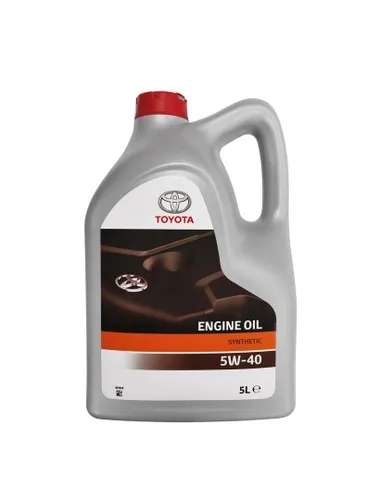 Моторное масло Toyota ENGINE OIL SYNTHETIC 5W-40 Синтетическое 5 л