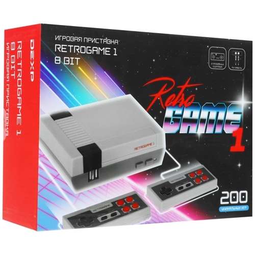 Ретро-консоль DEXP RetroGAME 1 rev.2 + 200 игр