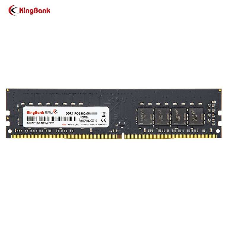Оперативная память Kingbank DDR4 16gb 3200mhz U-DIMM 22-22-22-52 1,2 в