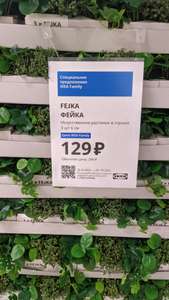 [Уфа] Искусственное растение в горшке IKEA Fejka ИКЕА Фейка, 3 шт.