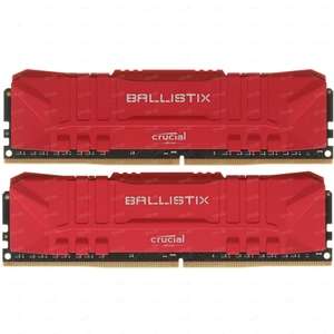 Оперативная память Crucial Ballistix Red 16Gb (2x8) 3000 МГц (доставка из-за рубежа)