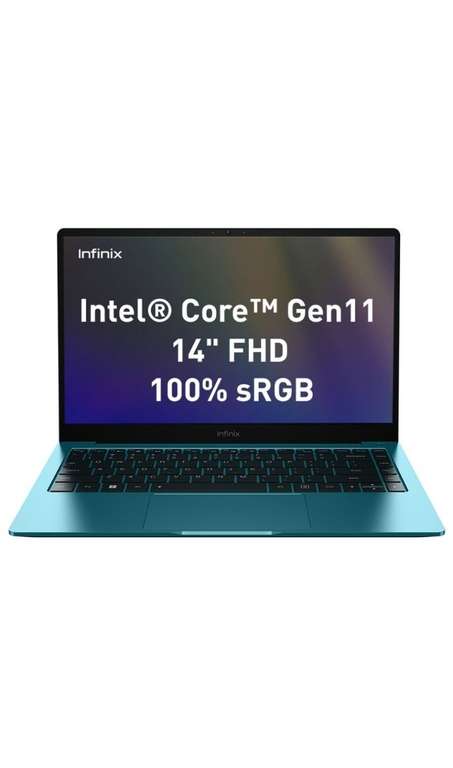 Ноутбук Infinix Inbook XL23/14"/1920*1080/IPS/Intel Iris Xe/i5 Gen11/8GB/512GB/Windows 11