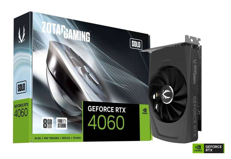 ZOTAC GeForce RTX 4060 SOLO (с верифицированным аккаунтом)