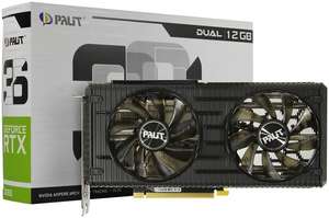 Видеокарта Palit GeForce RTX 3060 Dual OC 12 GB (NE63060T19K9-190AD), Retail