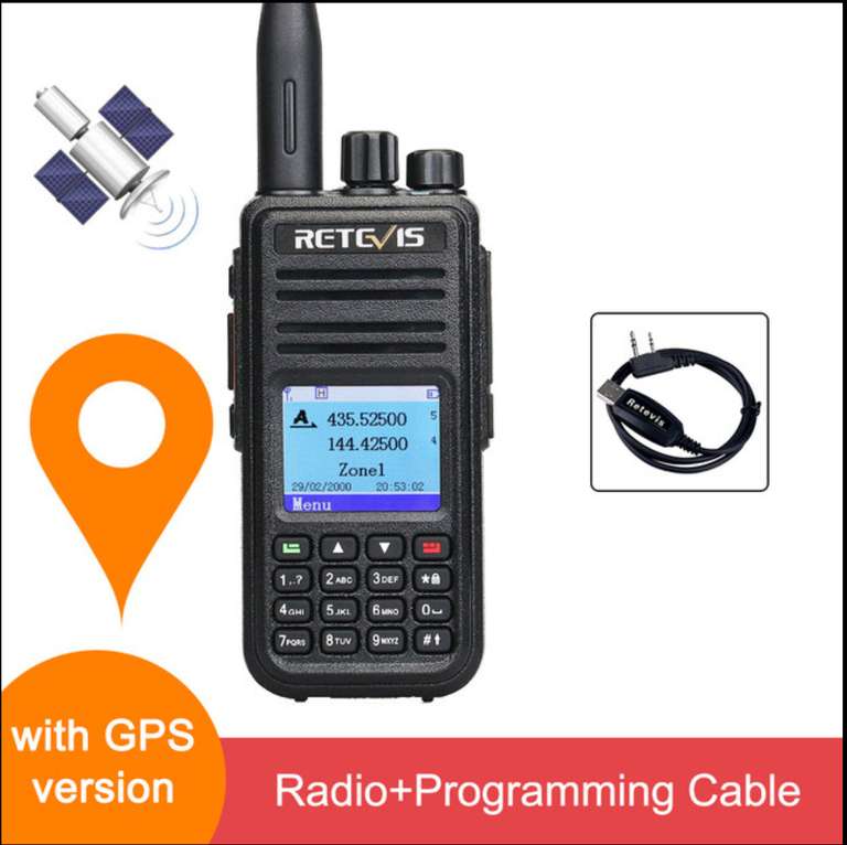 Retevis RT3S Цифроаналоговая (DMR) радиостанция + смотрим купон продавца
