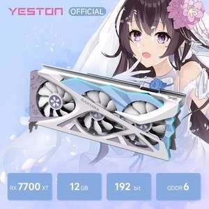 Видеокарта YESTON Radeon RX 7700 XT 12 ГБ (цена с ozon картой) (из-за рубежа)