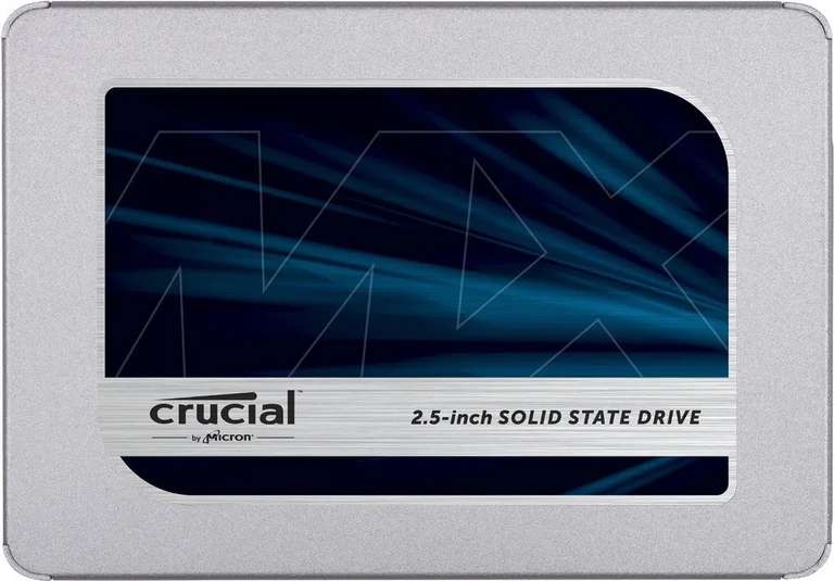 Внутренний SSD-диск Crucial MX500, 1 Тб, 2.5", SATA3, 6.0 Гбит/с (с Озон картой)