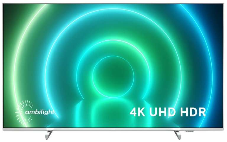 Телевизор Philips 50PUS7956 2021 HDR, LED RU 50" 4K UHD Smart TV