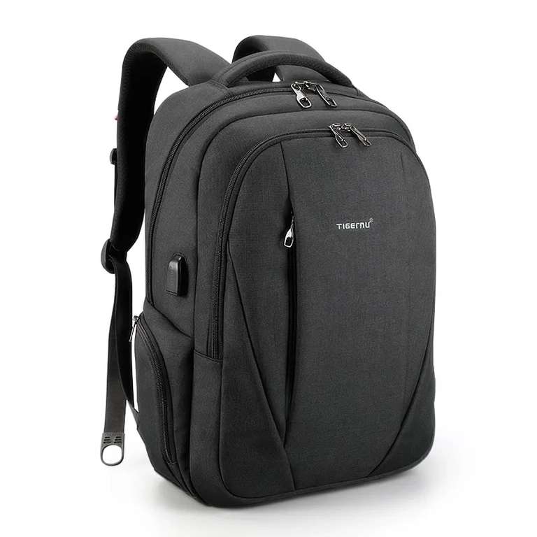 Рюкзак Tigernu для ноутбука 15.6'', USB, темно-серый (по Ozon карте) + еще модель в описании