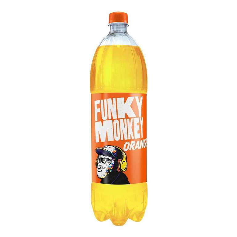 [Тула] Газированный напиток Funky Monkey orange 1.5 л
