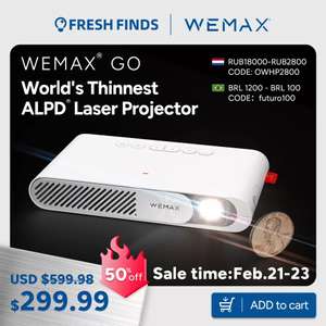 Карманный портативный проектор WEMAX GO