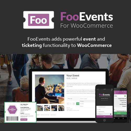 Бесплатный плагин FooEvents 4 на 1 год для WooCommerce.